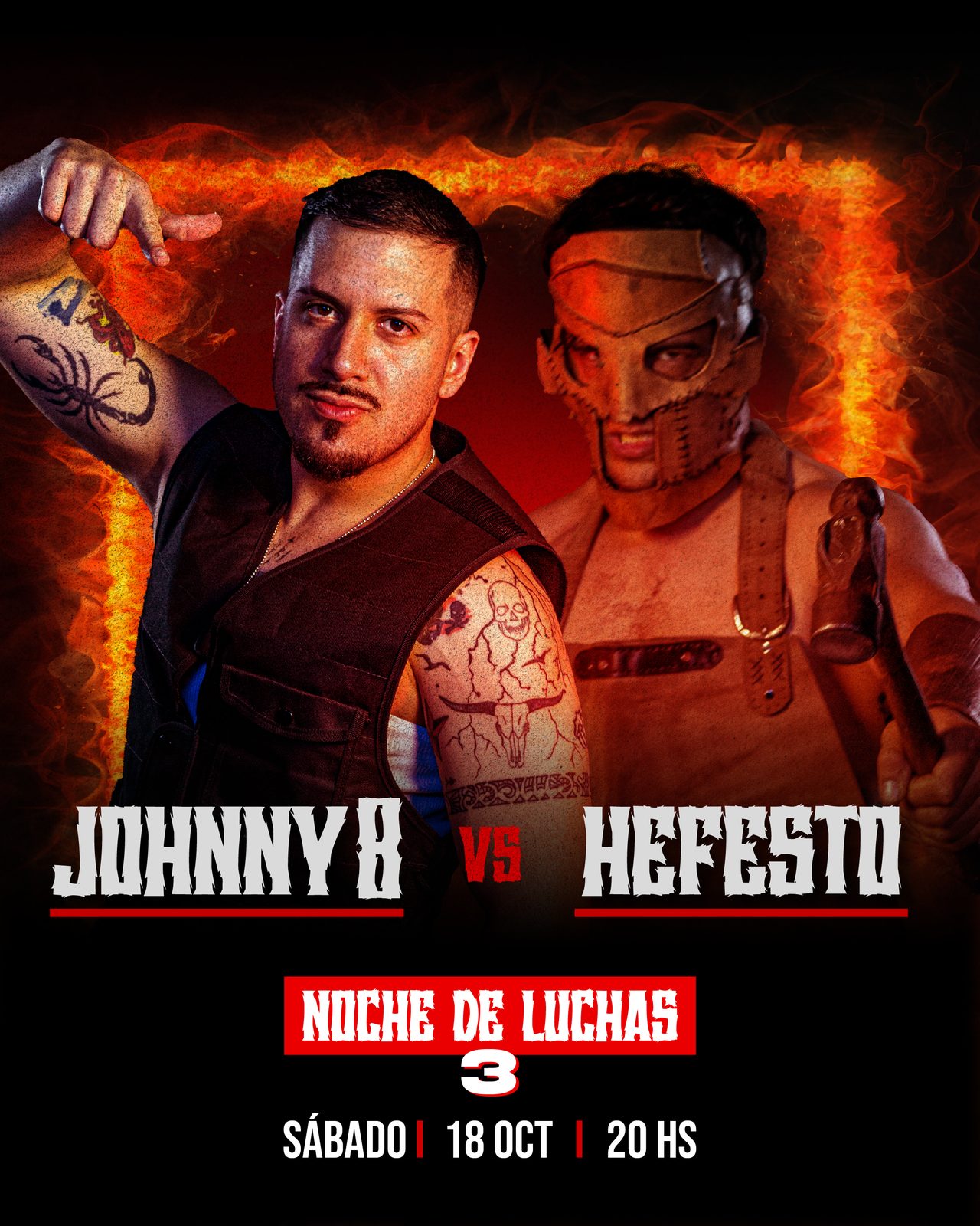 Hefesto vs Johnny 8